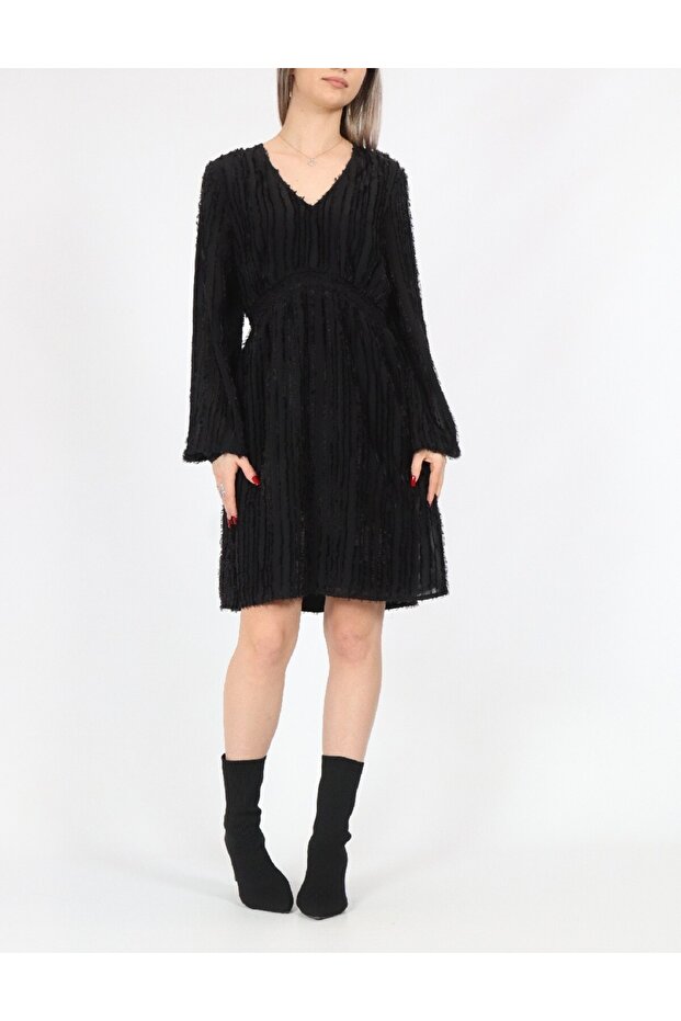 Rochie scurta, Negru - 2