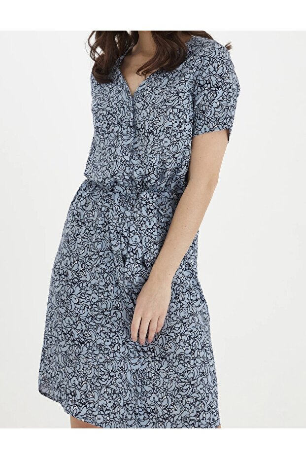 Rochie scurta, Albastru - 2