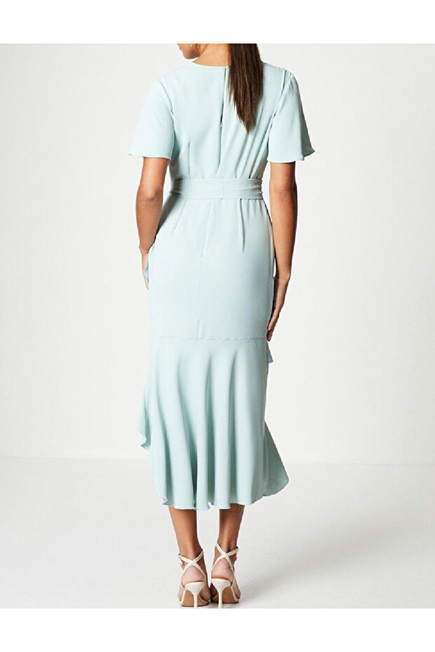 Rochie medie, Bleu - 2