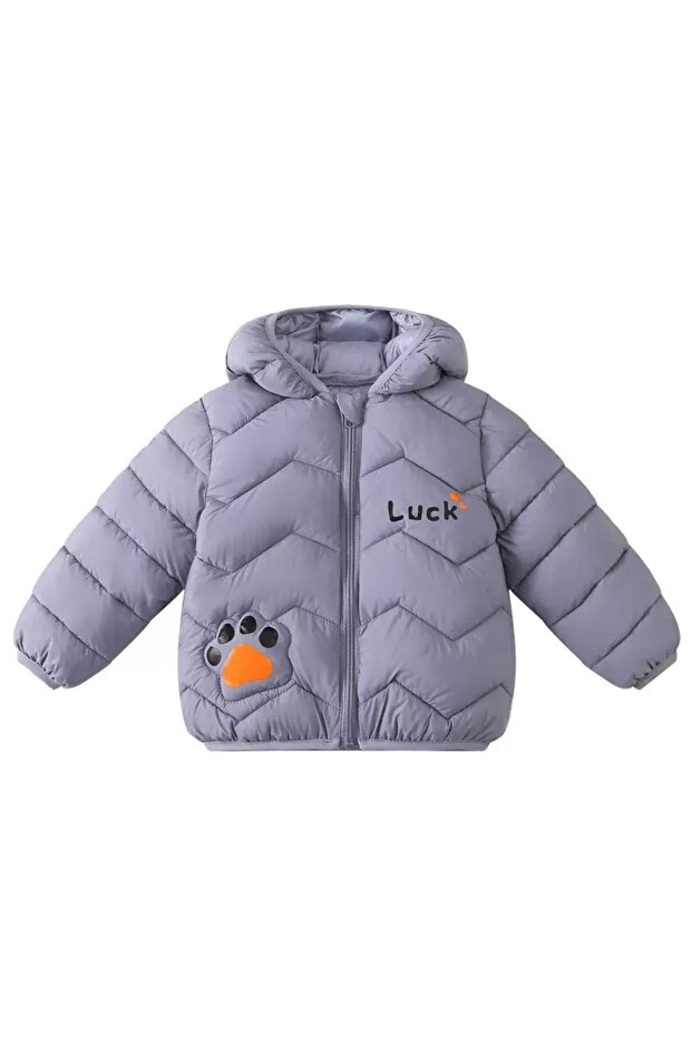 Children's Tiger Patterned Inflatable Jacket - 1