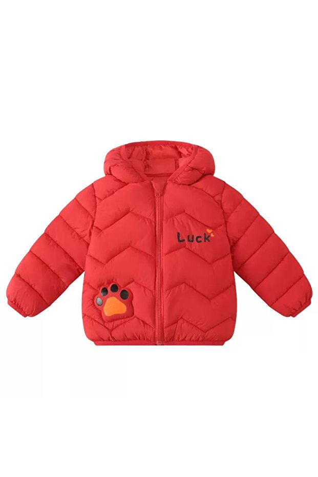 معطف قابل للنفخ بنمط النمر للأطفال - 5