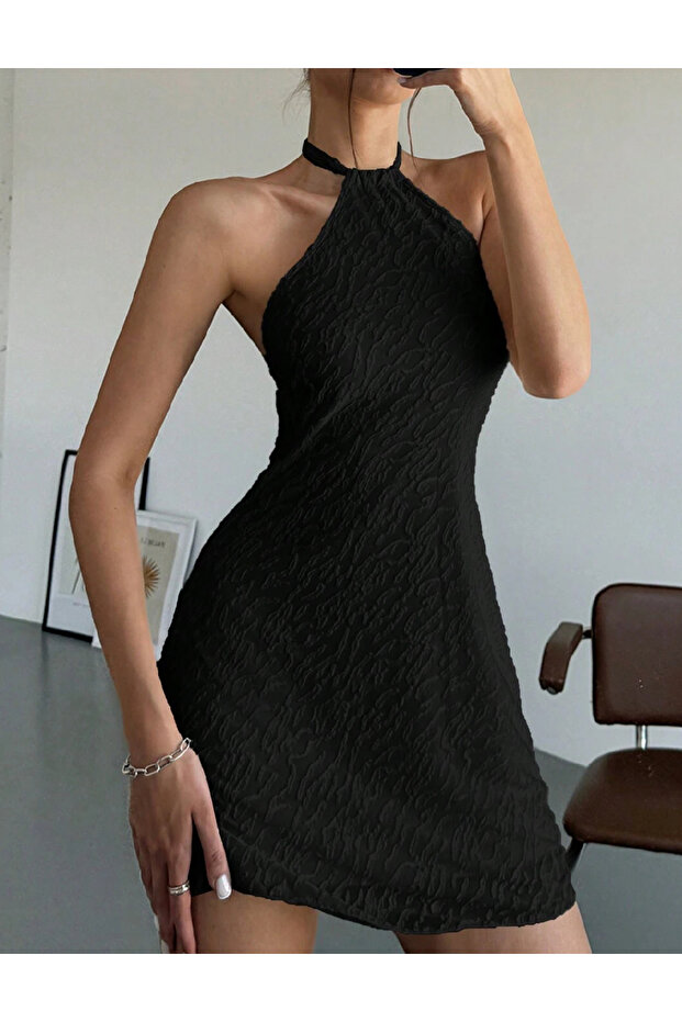 Rochie scurta, Negru - 1