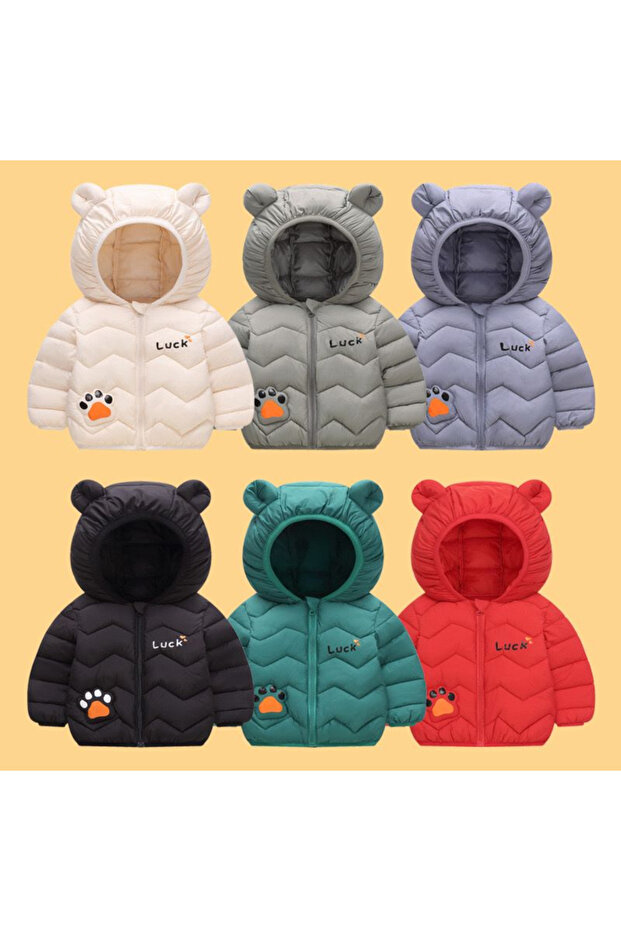 معطف قابل للنفخ بنمط النمر للأطفال - 5