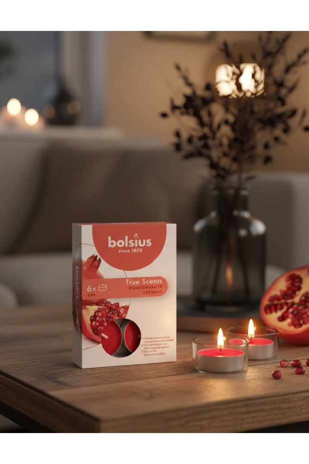 Scented candle set, Red - 1