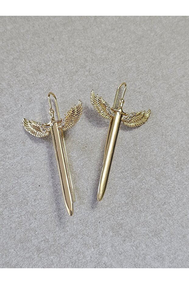 Kanatlı Hançer Küpe - 1