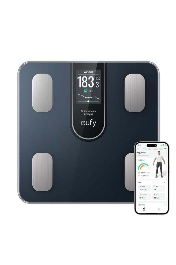 Smart Scale C20 - Digital Bathroom Scale, Large TFT Display, Bluetooth, 16 Measurements, BMI - 1