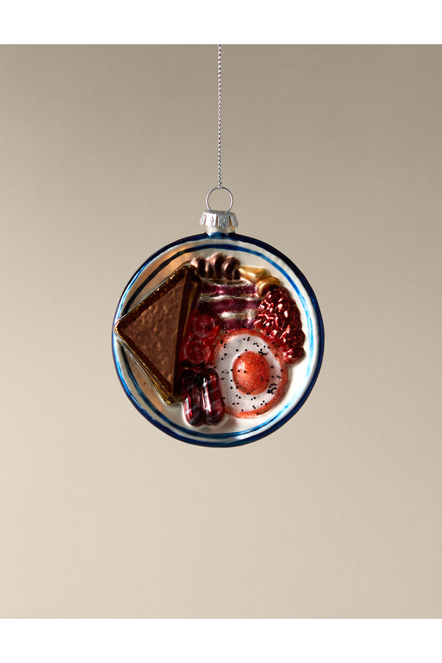 Kahvaltı Yılbaşı Ağacı Süsü - 1