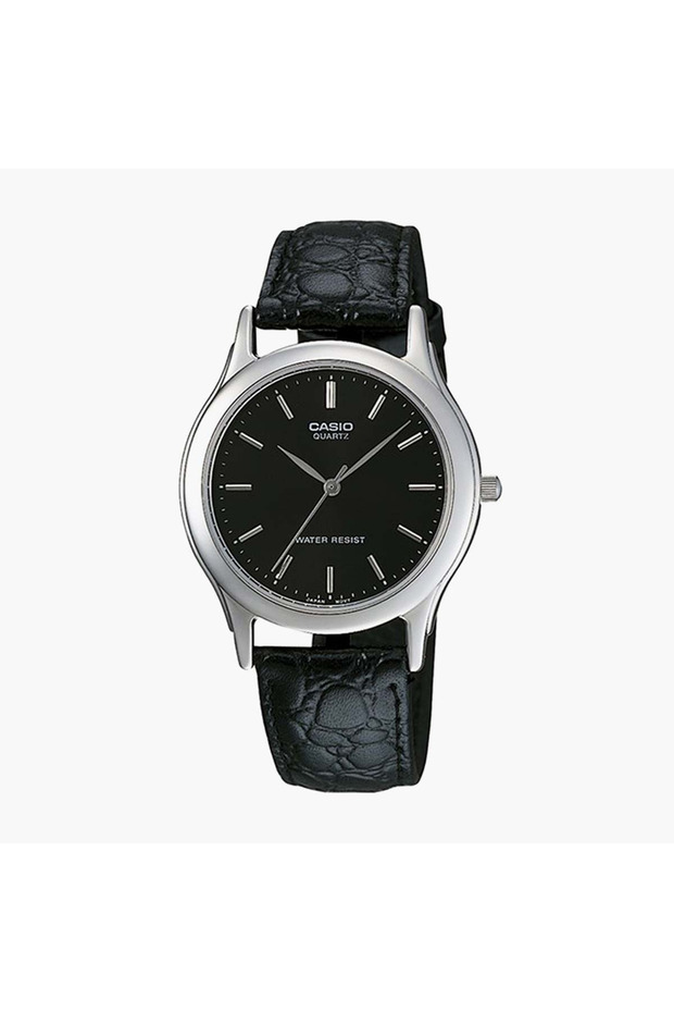 Women's Black Analog Stainless Steel Strap Watch -LTP-1094E-1ARDF