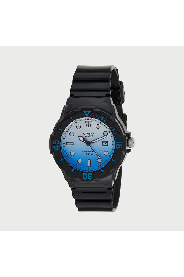Women's Black Analog Silicone Strap Watch LRW-200H-2EVDR