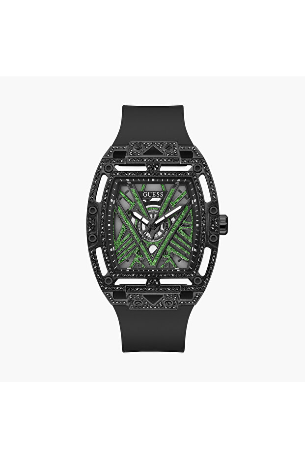 Men's 44 MM Black Analog Watch GW0564G2