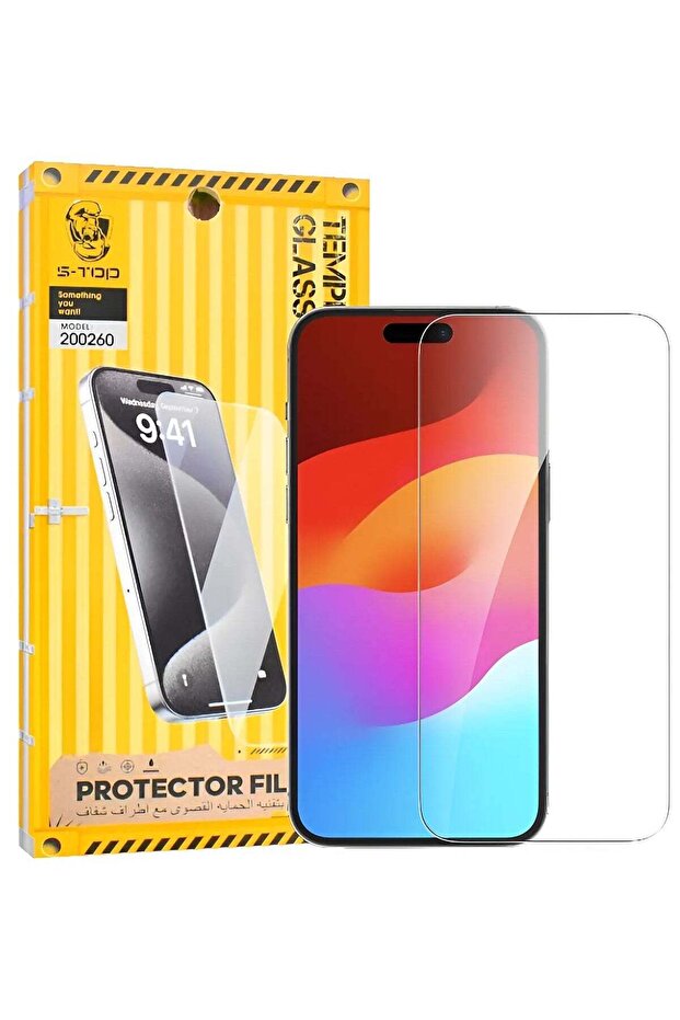 واقي شاشة S-TOP لهاتف iPhone 15 Pro - 1