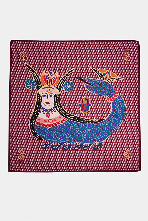 Şahmeran Monogram Fular - 8