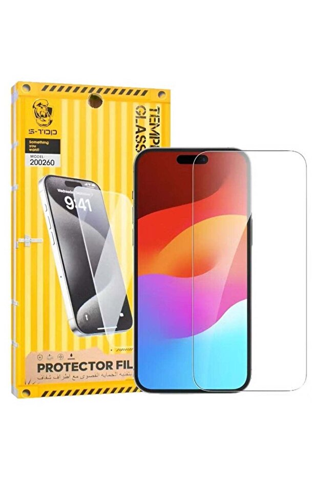 واقي شاشة S-TOP لهاتف iPhone 15 Pro - 1