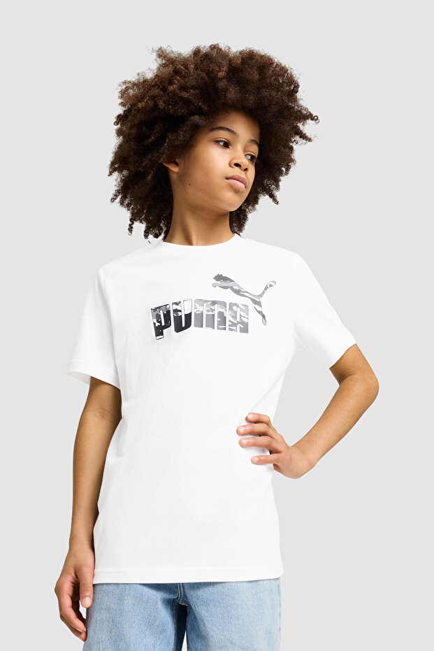 تي شيرت Ess Camo B أبيض - 3