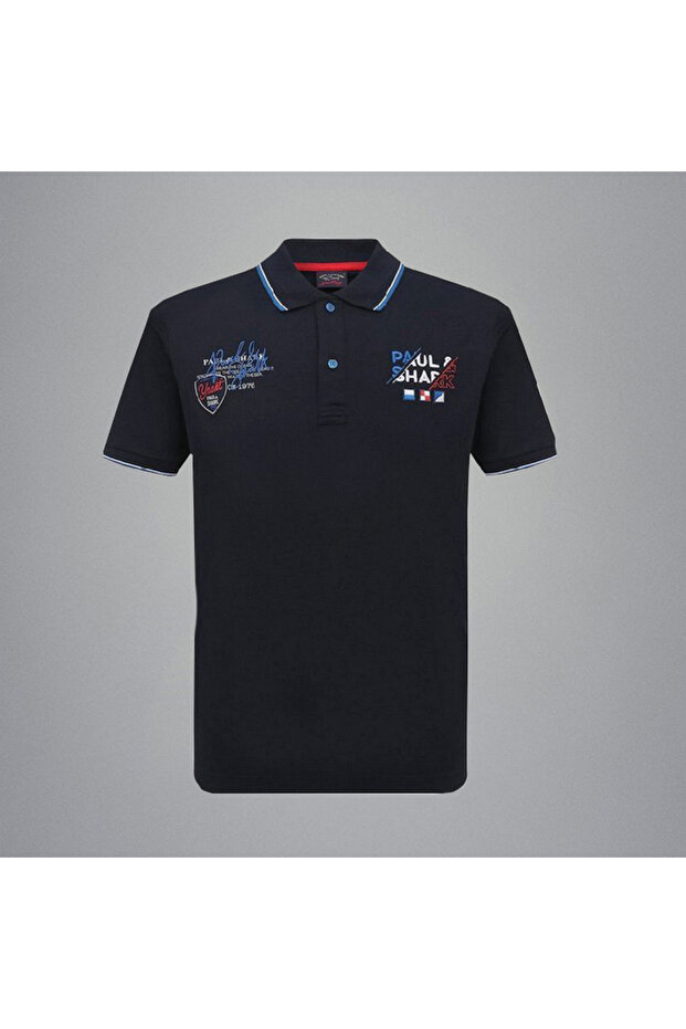 MEN'S KNITTED POLOSHIRT C.WCOTTON