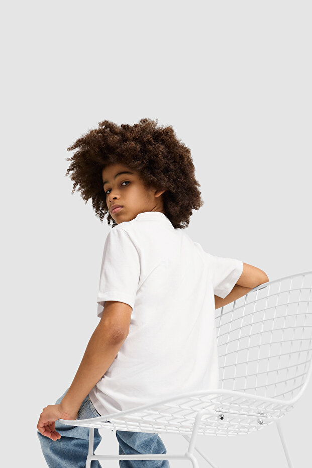 تي شيرت Ess Camo B أبيض - 4