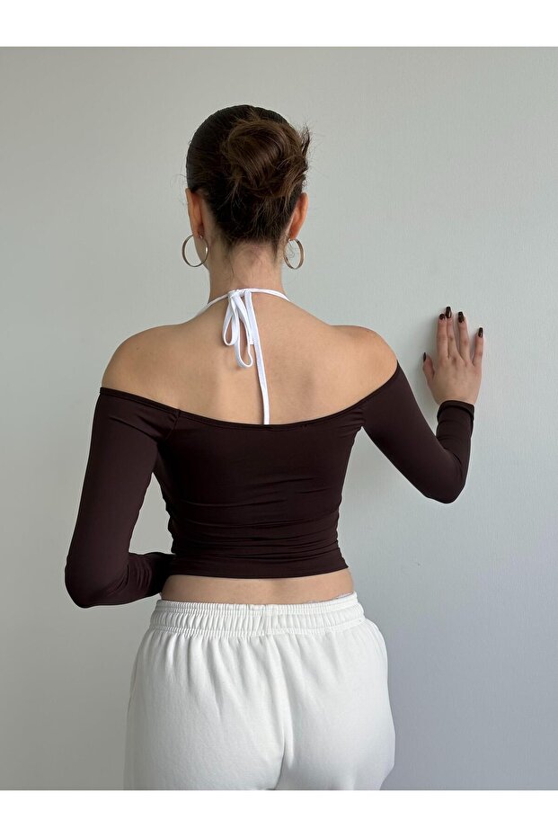 Halter Biyeli Crop - 4