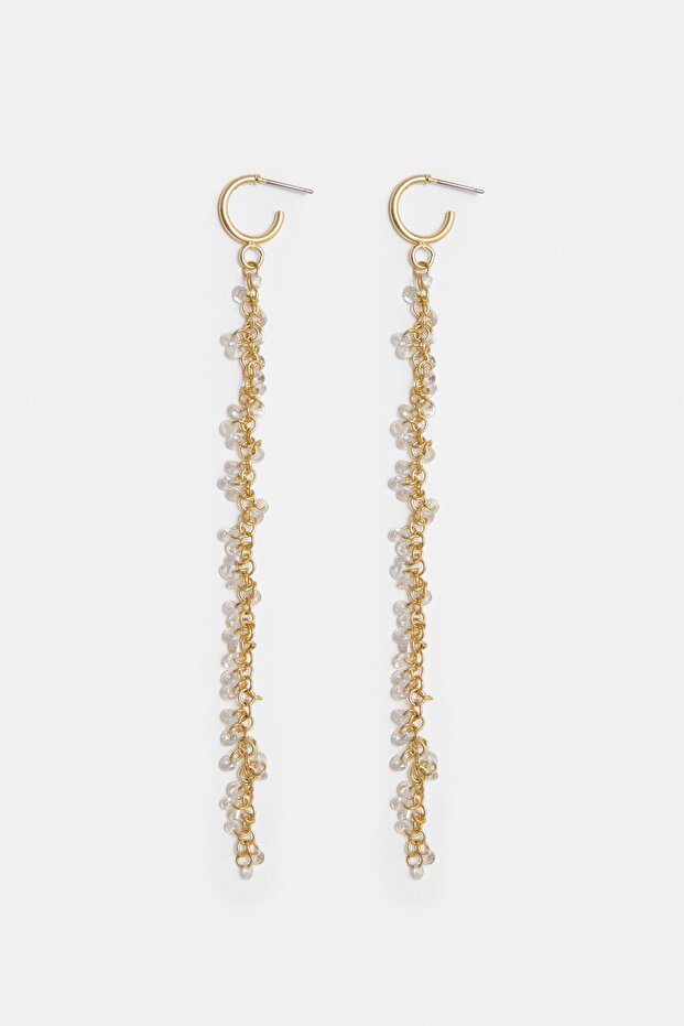 Uzun parlak küpeler - 2