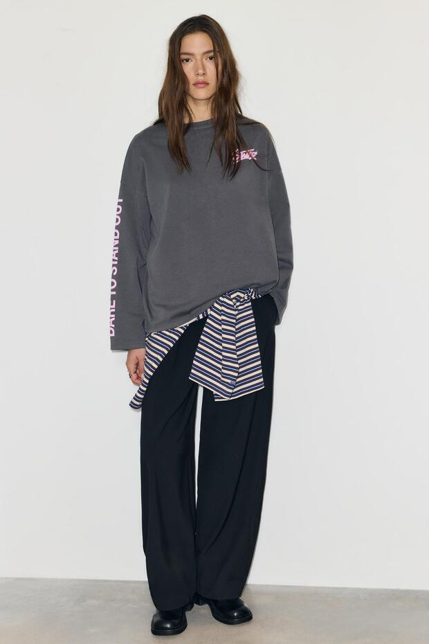 STWD grafik baskılı t-shirt - 2