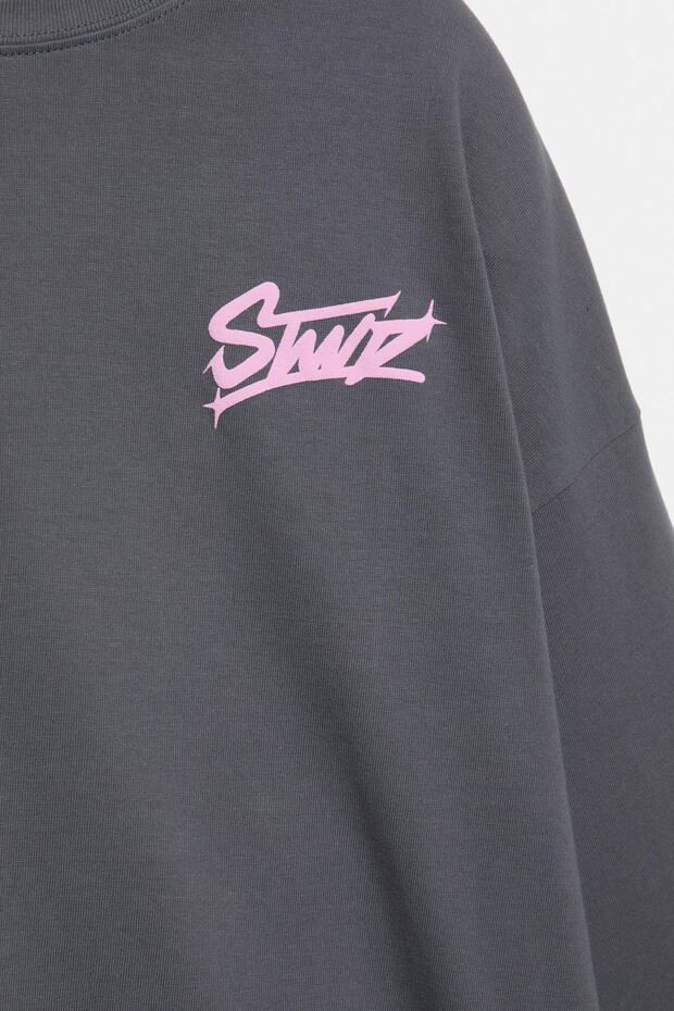 STWD grafik baskılı t-shirt - 7