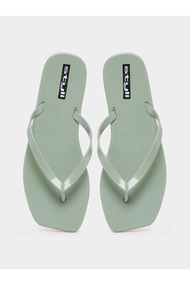 شبشب أخضر سادة - 6