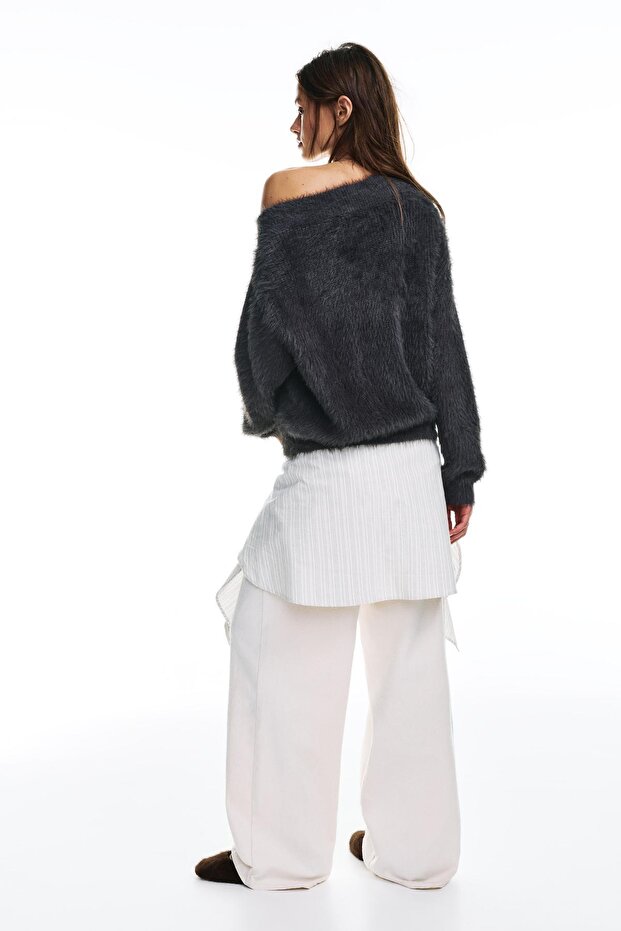 Asimetrik suni kürk kazak - 3