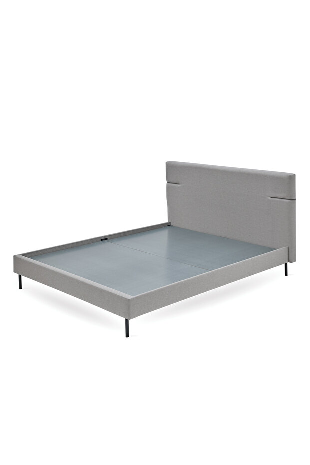 BaseUp Başlıklı Karyola - Taş - 6