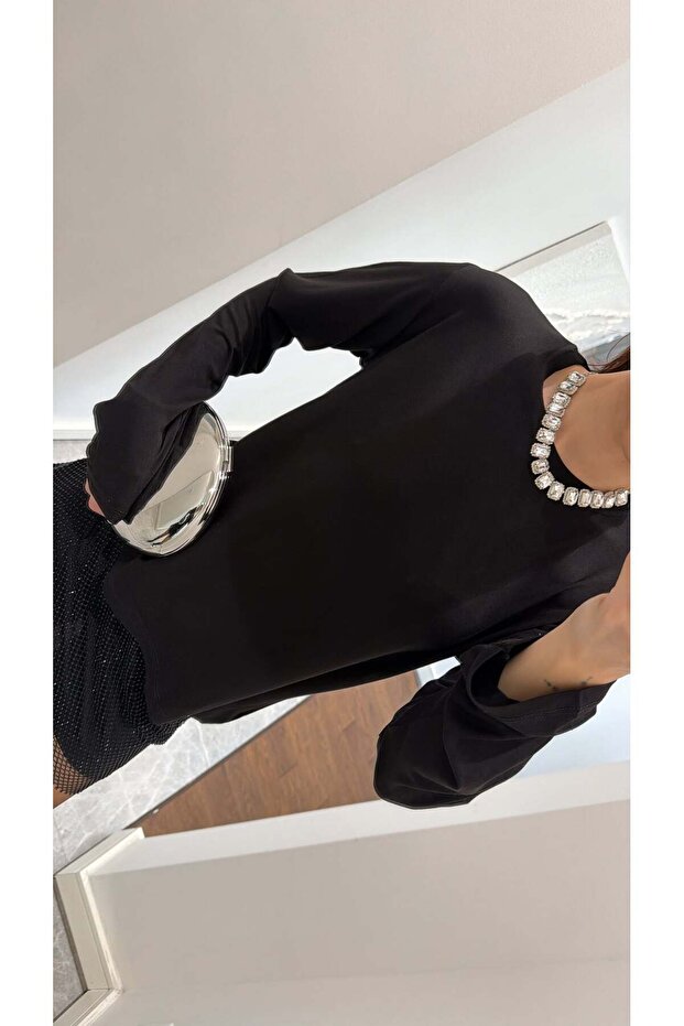 BİSİKLET YAKA BASİC BLUZ - 2