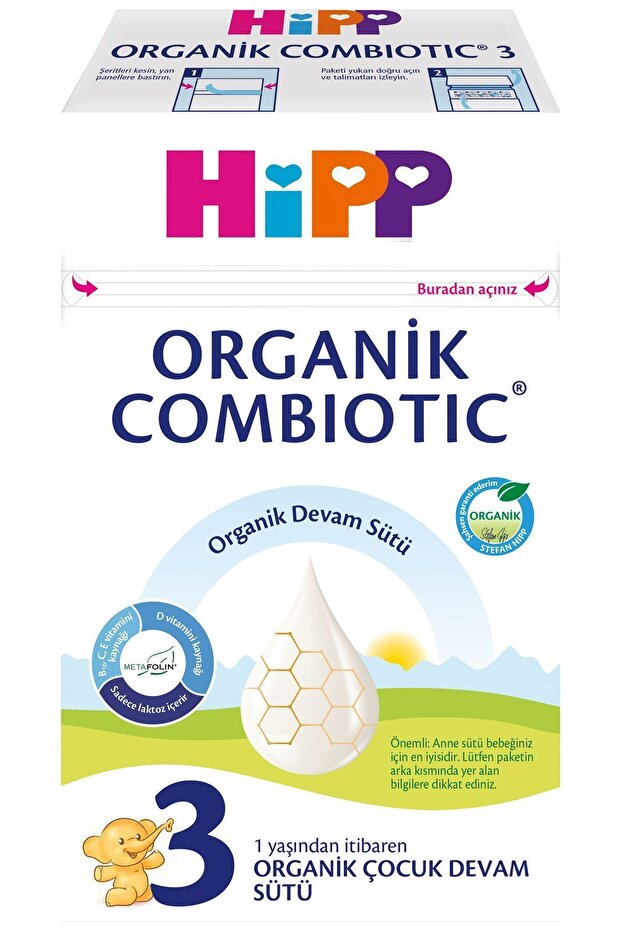 Organic Combiotic Organik Devam Sütü 600 g No : 3 - 1
