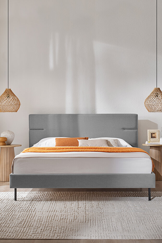 BaseUp Başlıklı Karyola - Antrasit - 3