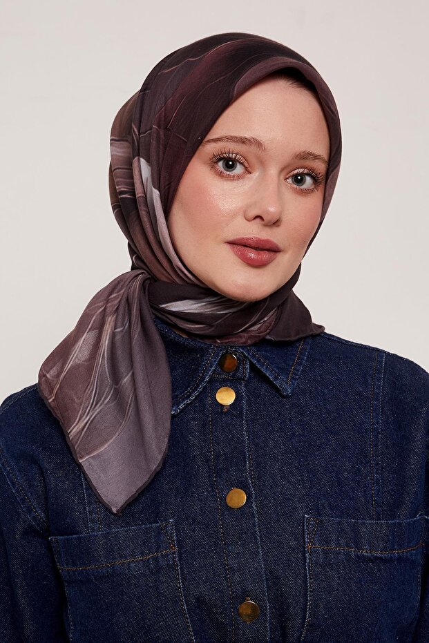 Cooper Soft Eşarp | Kestane Kabuğu - 1