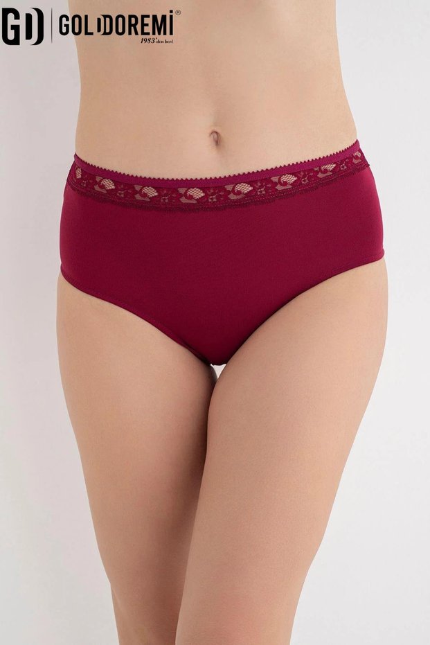 909 Women's Plus Size High Waist Lace Comfortable Shorts Panties