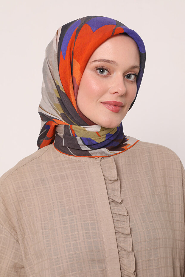 وشاح صيفي بنمط الباتيك - 3