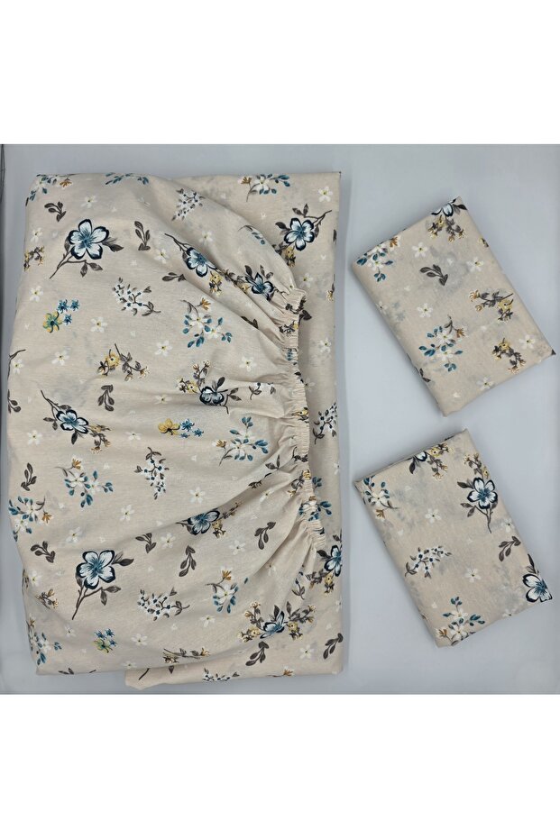 Fabric Fitted Sheet + Pillowcase with Cover for Padded Beds (corner depth 30 cm) New Season***