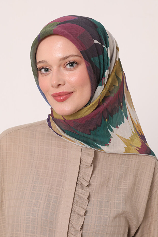 Batik Pattern Summer Scarf - 1