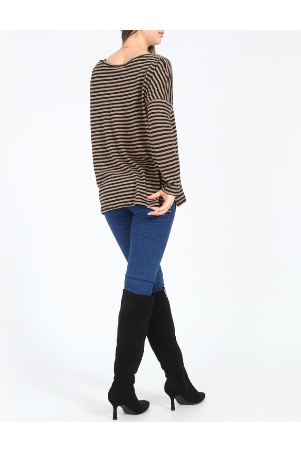Bluza, Maro/Negru - 2