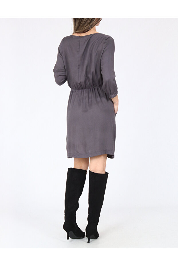 Rochie scurta, Gri - 2