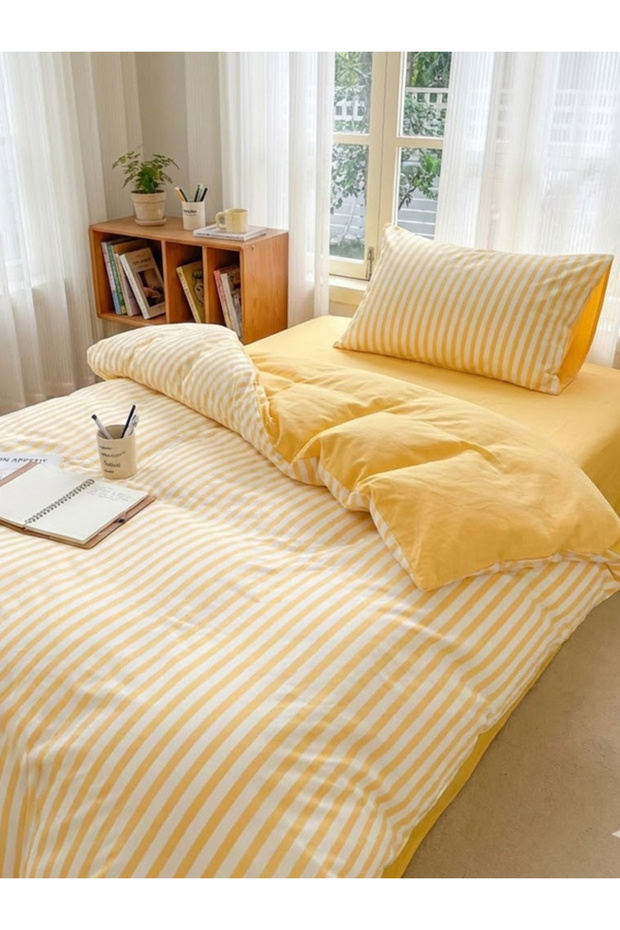 Shine Children and Youth Single Cotton Elastic Duvet Cover Set