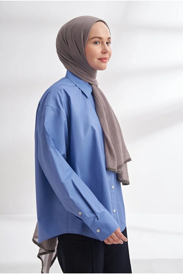 MUSLİN BİYELİ ŞAL - 1