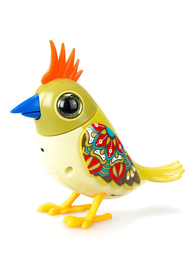 Digibirds Single Assorted Styles - Interactive Animated Electronic Bird, Record & Playback - 3