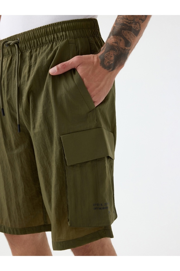 Regular Fit Erkek Deniz Şortu - 5