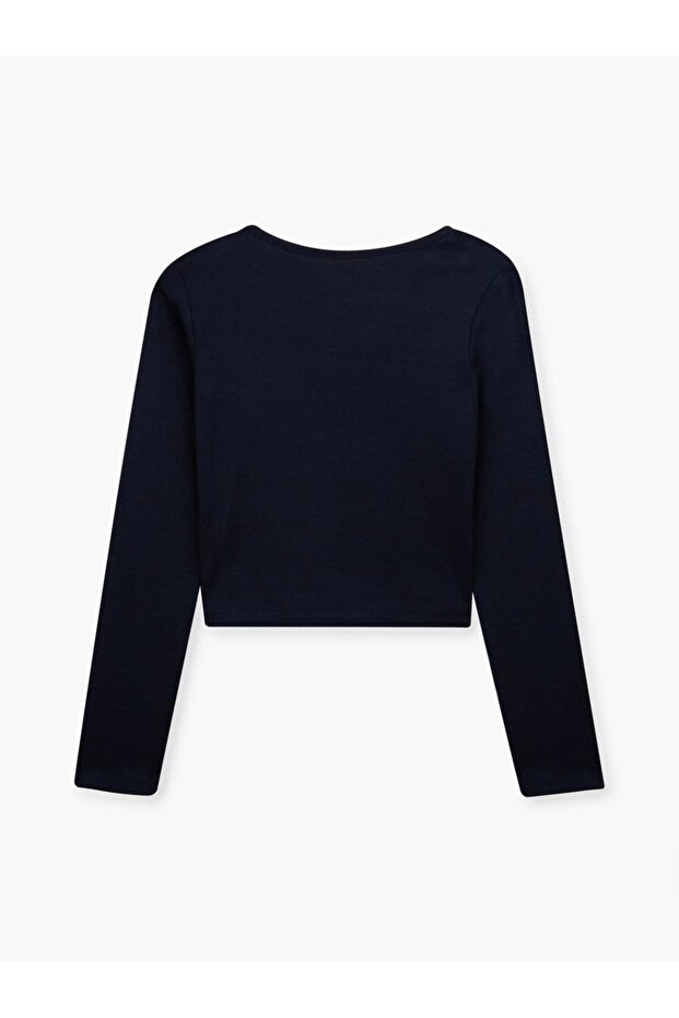 Lacivert Sweatshırt - 2