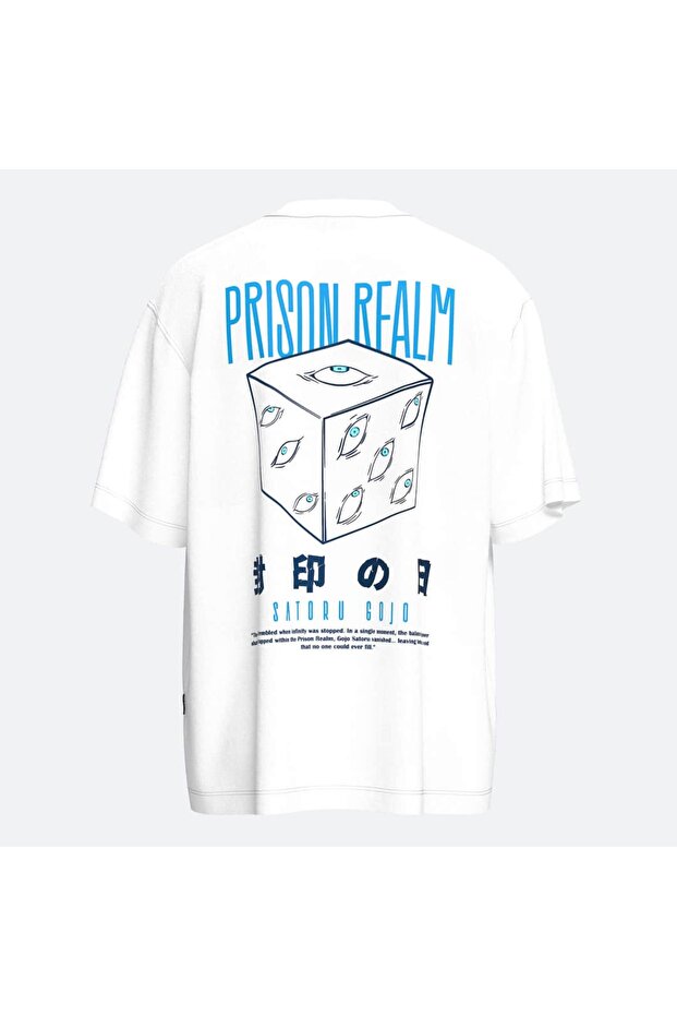 Prison Realm Unisex Oversize Tişört - 1