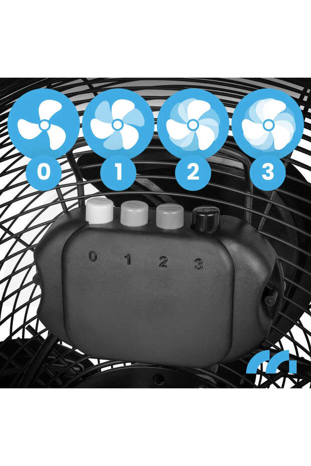 Ventilator de podea W-OC150WT BL, 45 cm, 80 W - 5