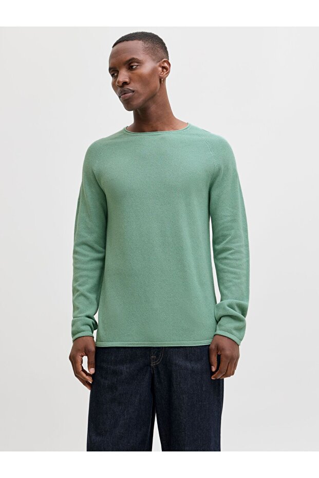 Strickpullover Einfarbig Strickpullover - 1