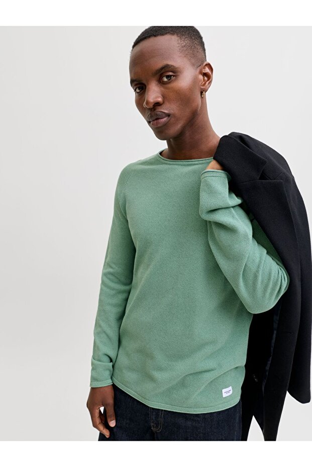 Strickpullover Einfarbig Strickpullover - 8