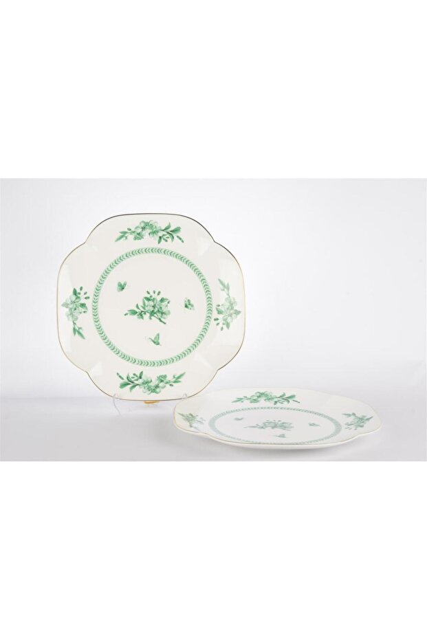 Leaf Elegance 2li Servis Tabağı 25cm - 1