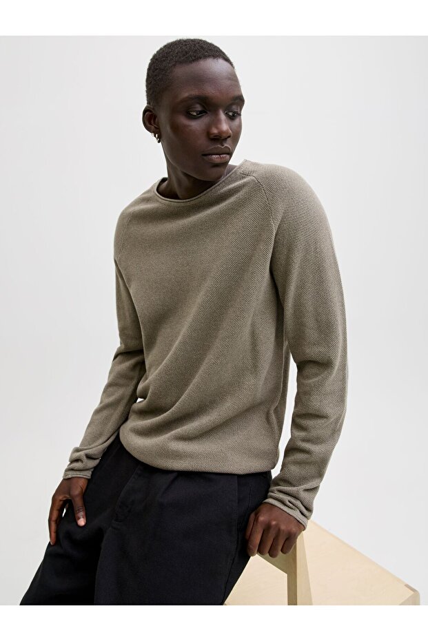 Strickpullover Einfarbig Strickpullover - 7