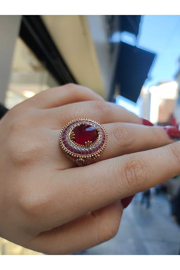 925 Ayar Gümüş Bronz Hürrem Model - 4