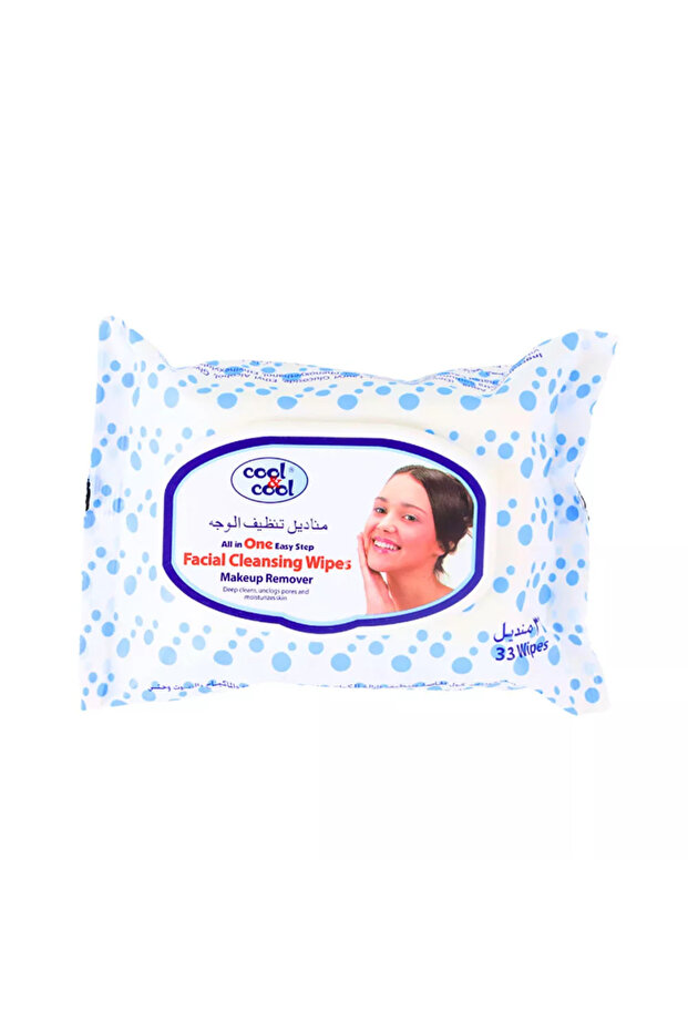 and Makeup Remover, All In One Easy Step Facial Cleansing Wipes- 33pcs
